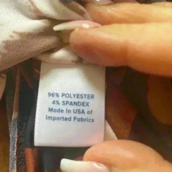 Evereve Alison Joy Maxi Dress Navy Cream Brown Excellent Cond. Size S. - Picture 4 of 10